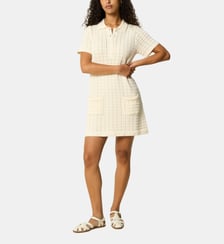 Robe chemise en maille Rouxe courte en coton Petite Mendigote