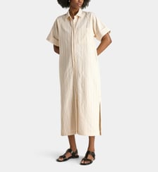 Robe chemise longue Maya rayures  Chloé Stora