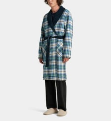 Robe de chambre réversible Zalomon en coton bio Galeries Lafayette
