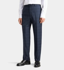Pantalon de costume droit Vone carreaux en laine Comptoir GL