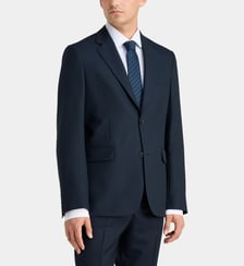 Veste de costume droite Vence rayée laine italienne  Comptoir GL
