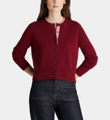 Cardigan droit court Dali en laine Galeries Lafayette