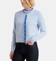 Cardigan droit court Dali en laine Galeries Lafayette
