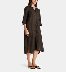 Robe chemise midi en coton Dnud