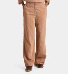 Pantalon Myster Ray rayé ample Jodhpur