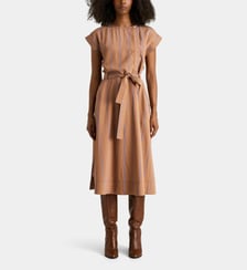Robe Mattew rayée droite mi-longue Jodhpur
