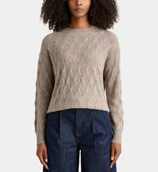 Pull Mazuli jacquard en laine Jodhpur