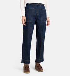 Jean Klaudine D ample en denim Jodhpur