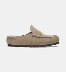 Mules mocassins Naples en cuir Birkenstock