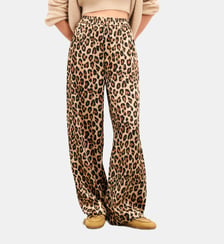 Pantalon large en soie imprimé  From Future