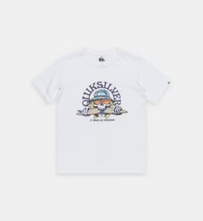 T-shirt droit en coton Quiksilver