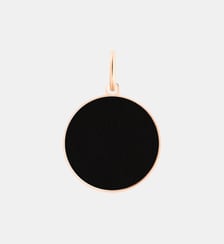 Pendentif - Ever en or rose et onyx Ginette Ny