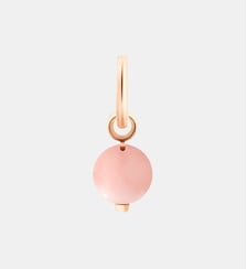 Pendentif - Tiny bead en or rose et rhodochrosite Ginette Ny