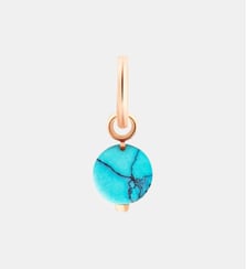 Pendentif - Tiny bead en or rose et turquoise Ginette Ny