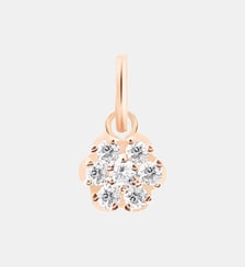 Pendentif - Lotus en or rose et diamants  Ginette Ny