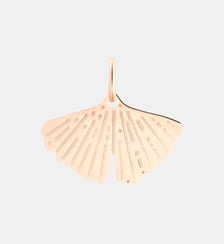 Pendentif - Mini gingko en or rose  Ginette Ny