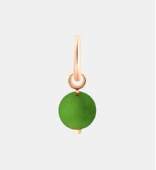 Pendentif - Tiny bead en or rose et jade Ginette Ny