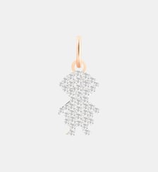 Pendentif - Boy en or rose et diamants Ginette Ny
