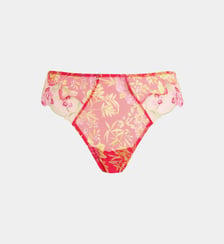 String Forêt Rubis à motif fleuri Lise Charmel