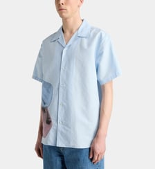 Chemisette ample à motif en lin et coton JW Anderson