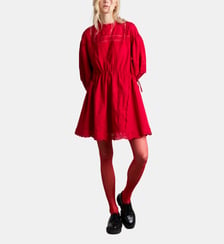 Robe courte évasée Clancy Damson Madder