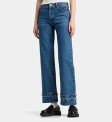 Jean large Sylvie coton bio et recyclé  Damson Madder
