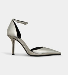 Escarpins slingback en cuir métallisé Proenza Schouler