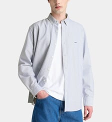Chemise droite rayée Authentic en coton Levi's