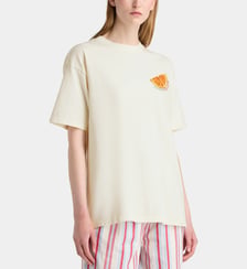 T-shirt imprimé en coton Damson Madder