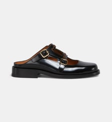 Sandales sabots Bambi en cuir Marni
