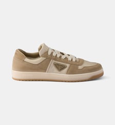 Baskets basses Downtown en Re-Nylon et cuir Prada