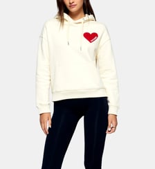 Hoodie Cœur brodé  From Future
