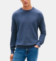 Pull droit en coton Tommy Hilfiger