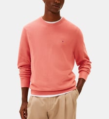 Pull droit en coton Tommy Hilfiger