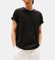 T-shirt droit signature Tommy Hilfiger