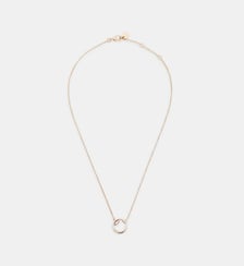 Collier avec pendentif en or rose et diamants Pomellato
