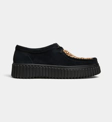 Derbies plateformes léopard en cuir  Clarks
