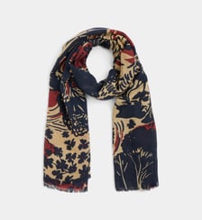 Etole Finley fleurie en laine et soie Galeries Lafayette