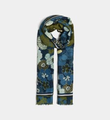 Étole Fraisia fleurie Galeries Lafayette