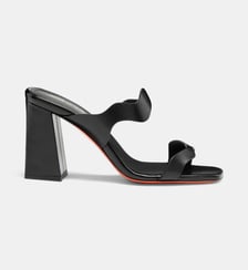 Mules à talons en cuir  Santoni