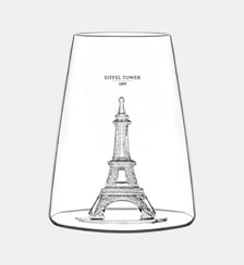 Verre Tour Eiffel Iconic Monuments