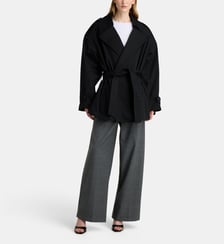 Trench Zurich oversize court en coton The Frankie Shop