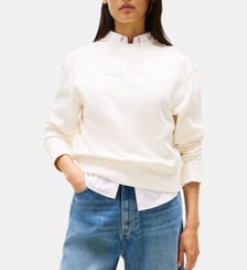 Sweat ample signature en coton Tommy Hilfiger