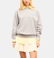 Sweat droit col rond en coton From Future