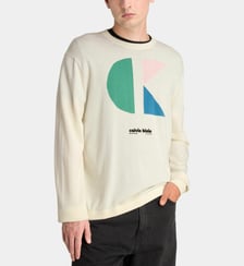 Pull en coton à motif color block Calvin Klein