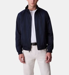 Blouson court droit zippé col montant Calvin Klein