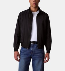 Blouson court droit zippé col montant Calvin Klein