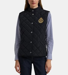 Doudoune droite sans manches effet matelassé Lauren Ralph Lauren