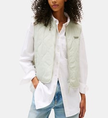 Veste courte zippée matelassée sans manches Tommy Hilfiger