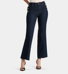 Jean New Faye brut évasé en denim Guess
